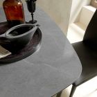 Mesa Extensível de Jantar Até 170 cm em Cerâmica Made in Italy - Tremiti Viadurini