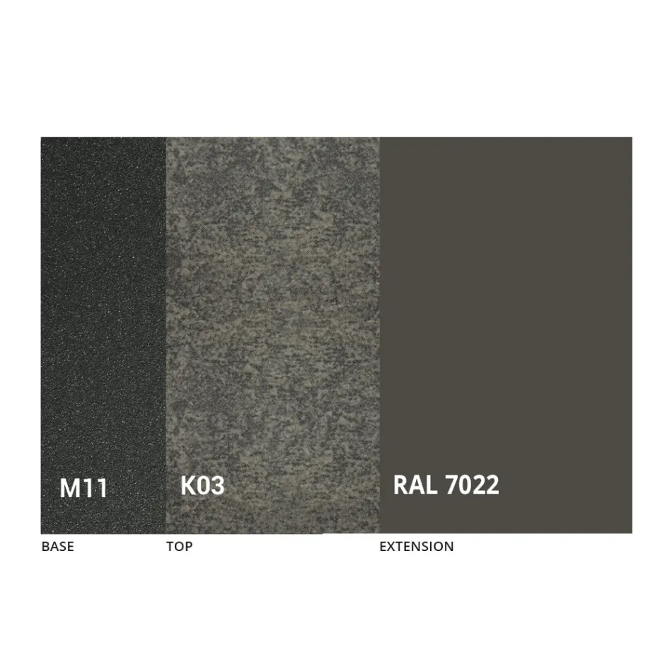 Mesa Extensível de Jantar Até 170 cm em Cerâmica Made in Italy - Tremiti Viadurini