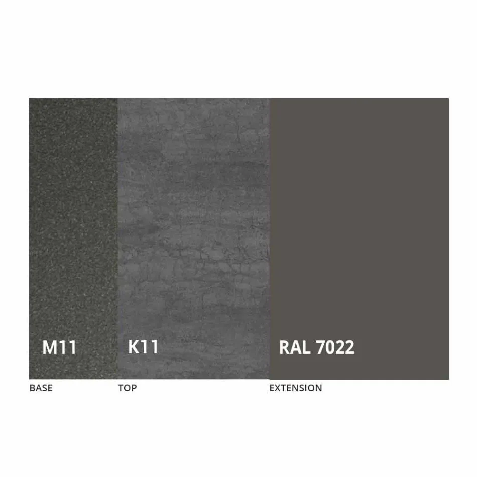 Mesa Extensível de Jantar Até 170 cm em Cerâmica Made in Italy - Tremiti Viadurini