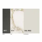 Mesa Extensível de Jantar Até 170 cm em Cerâmica Made in Italy - Tremiti Viadurini