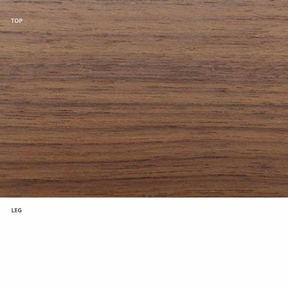 Mesa de Jantar Extensível até 170 cm em Madeira Made in Italy - Dólares Viadurini