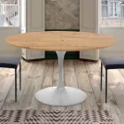 Mesa de Jantar Extensível até 170 cm em Madeira Made in Italy - Dólares Viadurini