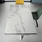 Mesa de jantar extensível até 240 cm em grés porcelânico - Domagnano Viadurini