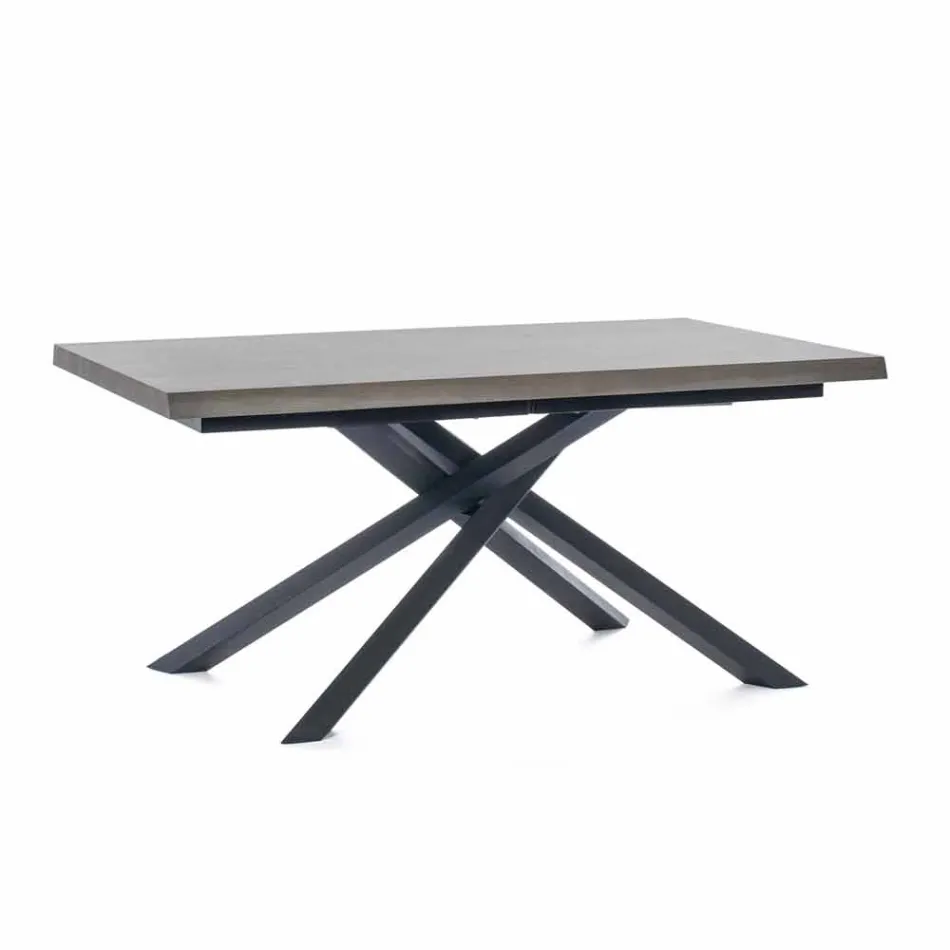 Mesa de Jantar Extensível Até 240 cm em Madeira Made in Italy - Xino Viadurini