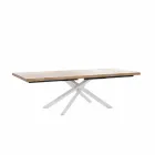 Mesa de Jantar Extensível Até 240 cm em Madeira Made in Italy - Xino Viadurini