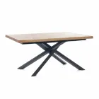 Mesa de Jantar Extensível Até 240 cm em Madeira Made in Italy - Xino Viadurini