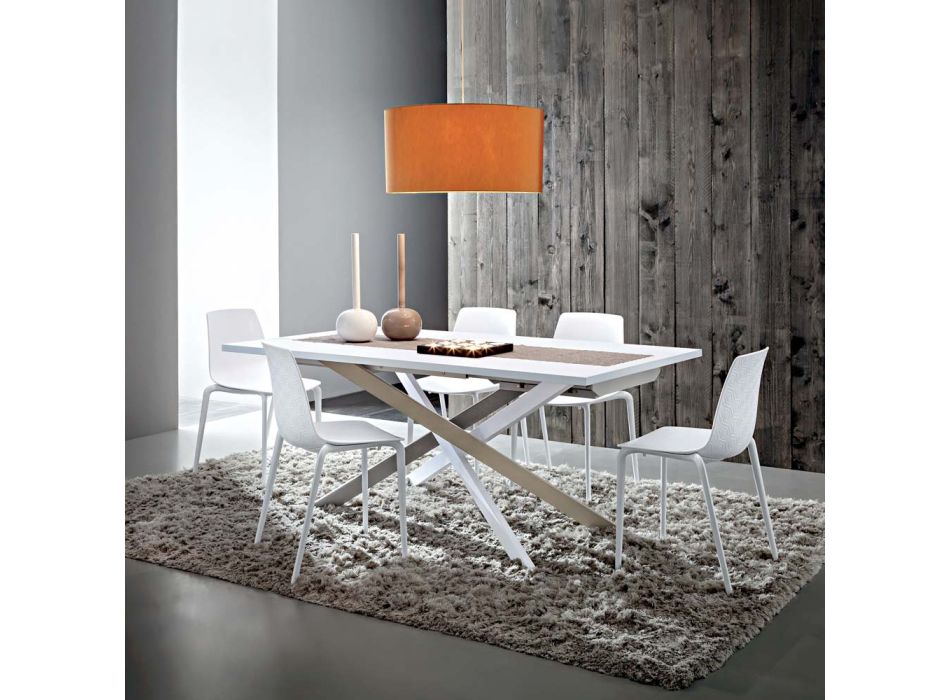 Mesa de Jantar Extensível até 250 cm em Fenix Made in Italy - Carlino Viadurini