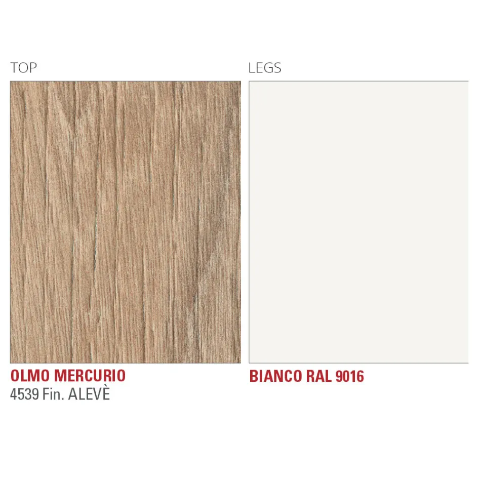 Mesa de jantar extensível até 252 cm em Hpl Made in Italy - Efisto Viadurini