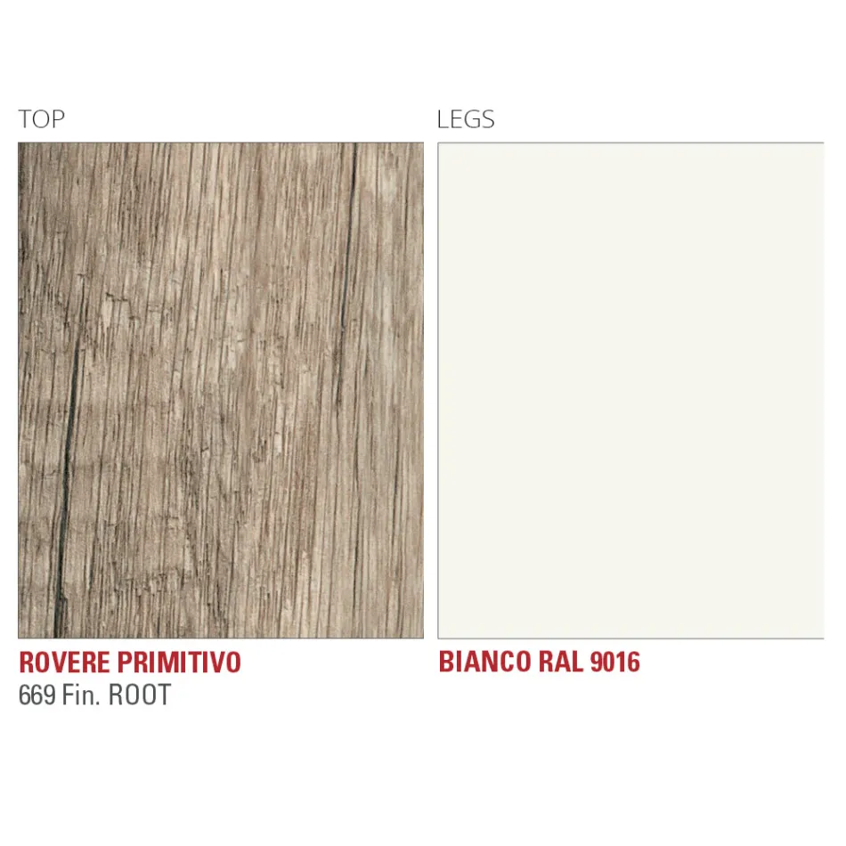 Mesa de jantar extensível até 252 cm em Hpl Made in Italy - Efisto Viadurini