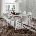 Mesa de jantar extensível até 252 cm em Hpl Made in Italy - Efisto Viadurini