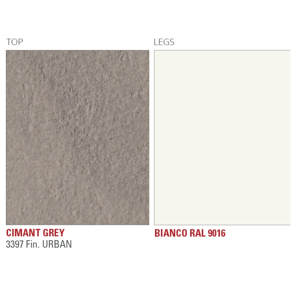 Mesa de jantar extensível até 252 cm em HPL Made in Italy - Efisto Viadurini