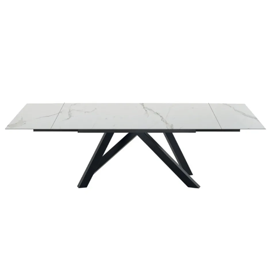 Mesa de Jantar Extensível até 278 cm em Laminam Made in Italy - Settimmio Viadurini