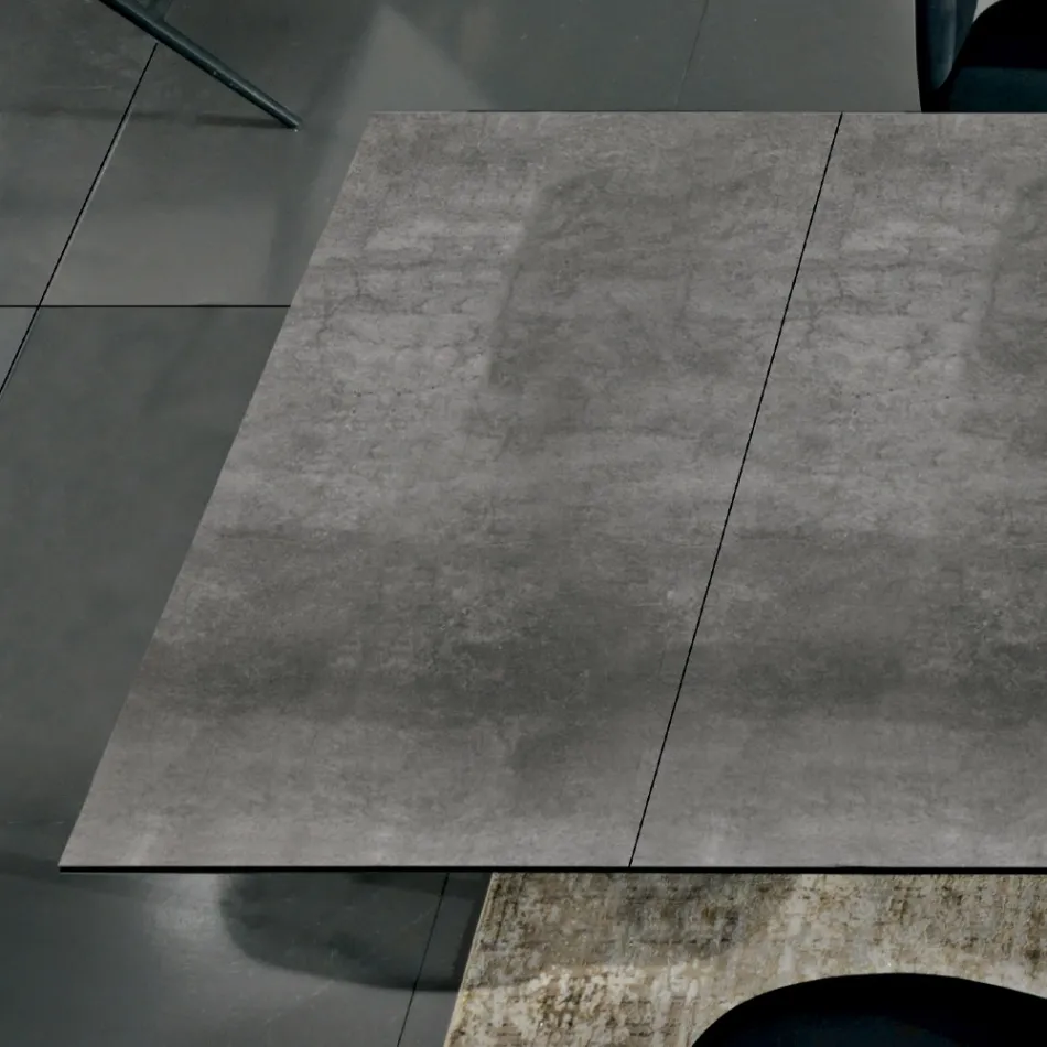 Mesa de Jantar Extensível até 278 cm em Laminam Made in Italy - Settimmio Viadurini