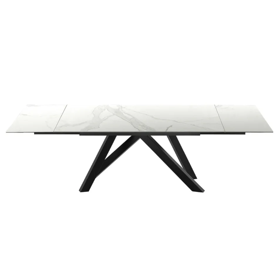 Mesa de Jantar Extensível até 278 cm em Laminam Made in Italy - Settimmio Viadurini