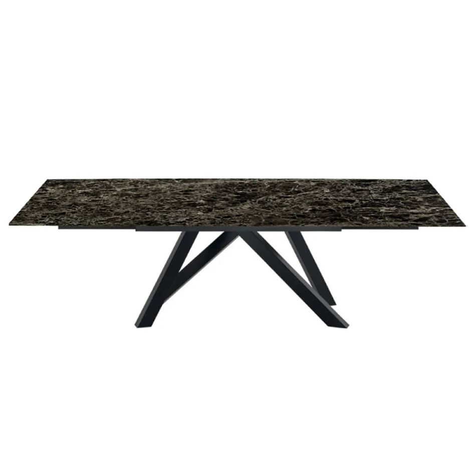 Mesa de Jantar Extensível até 278 cm em Laminam Made in Italy - Settimmio Viadurini