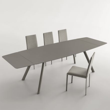 Mesa de Jantar Extensível até 280 cm em Fenix Made in Italy - Lingotto Viadurini