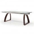 Mesa de Jantar Extensível Até 280 cm em Vidro Made in Italy - Antimo