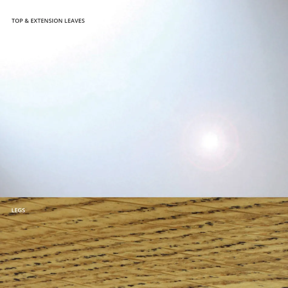 Mesa de Jantar Extensível até 280 cm em Vidro Made in Italy - Antimo Viadurini