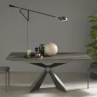 Mesa de Jantar Extensível Até 298 cm em Cerâmica Made in Italy - Anaconda Viadurini