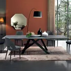 Mesa de Jantar Extensível até 300 cm em Laminado Made in Italy - Settimmio Viadurini