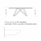 Mesa de Jantar Extensível até 300 cm em Laminado Made in Italy - Settimmio Viadurini