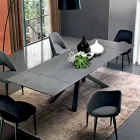 Mesa de Jantar Extensível até 300 cm em Laminado Made in Italy - Settimmio Viadurini