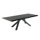 Mesa de Jantar Extensível até 300 cm em Madeira Folheada - Settimmio Viadurini