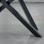 Mesa de Jantar Extensível até 300 cm em Madeira Folheada - Settimmio Viadurini