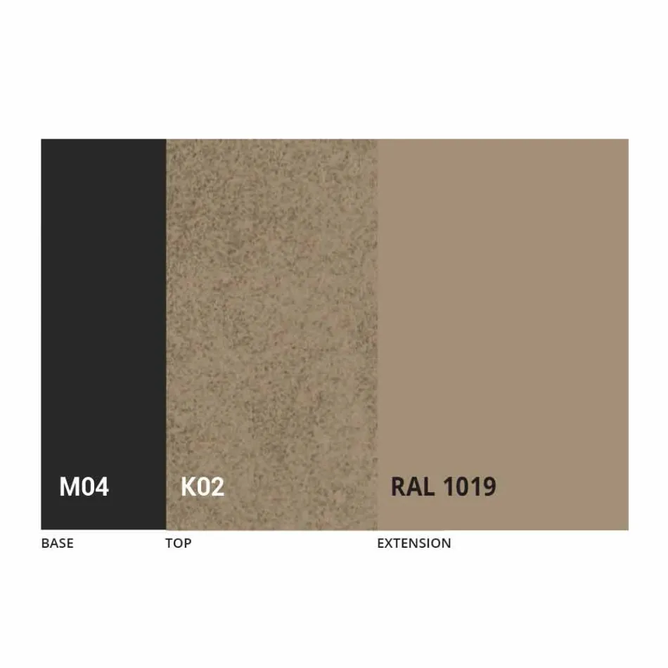 Mesa Extensível de Jantar Até 310 cm em Cerâmica Made in Italy - Pitagora Viadurini