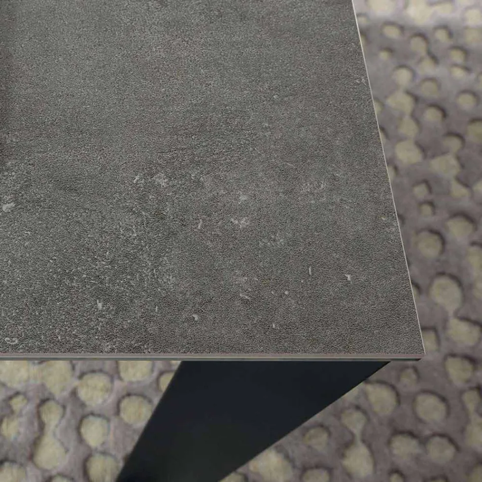 Mesa Extensível de Jantar Até 310 cm em Cerâmica Made in Italy - Pitagora Viadurini