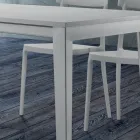 Mesa de jantar extensível até 310 cm em melamina Fabricado na Itália - Anos Setenta Viadurini