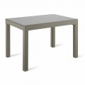 Mesa de Jantar Extensível Até 350 cm em Vidro, Melamina e Metal - Meryl