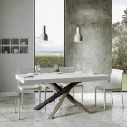 Mesa de jantar extensível até 440 cm de design Made in Italy - Rally Viadurini