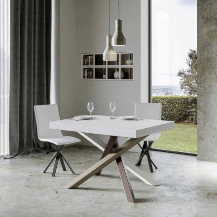 Mesa de jantar extensível até 440 cm de design Made in Italy - Rally Viadurini