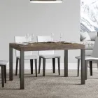 Mesa de Jantar Extensível até 440 cm em Madeira e Ferro Made in Italy - Foxy Viadurini