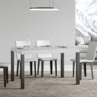 Mesa de Jantar Extensível até 440 cm em Madeira e Ferro Made in Italy - Foxy Viadurini