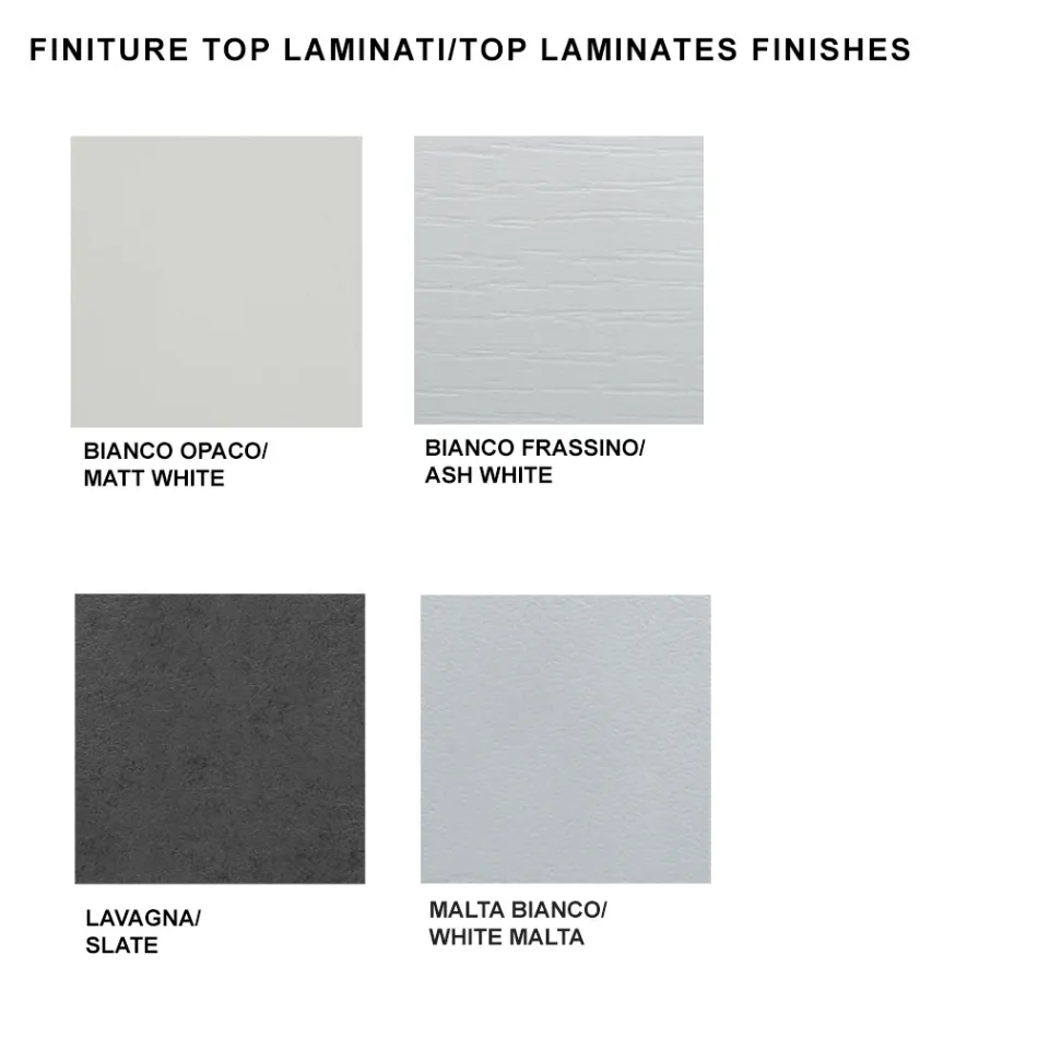 Mesa de jantar extensível até 450 cm em laminado Made in Italy - Salentino Viadurini