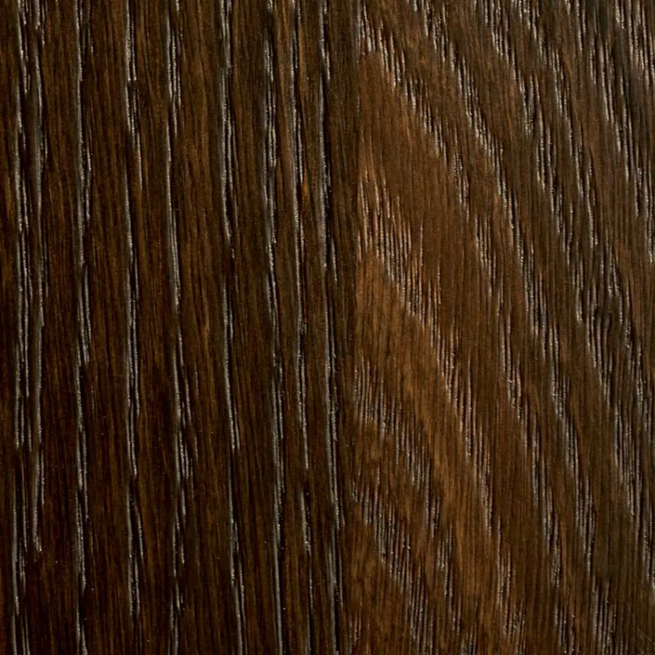 Mesa de Jantar Extensível em Folheado de Madeira Vários Acabamentos - Gerry Viadurini