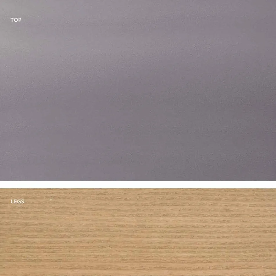 Dimitri extensível mesa de jantar de vidro fumado made in Italy Viadurini