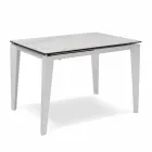 Mesa de jantar extensível em vitrocerâmica, 120 / 170xP80 cm, Bino Viadurini