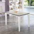 Mesa de jantar extensível em vitrocerâmica, 120 / 170xP80 cm, Bino Viadurini