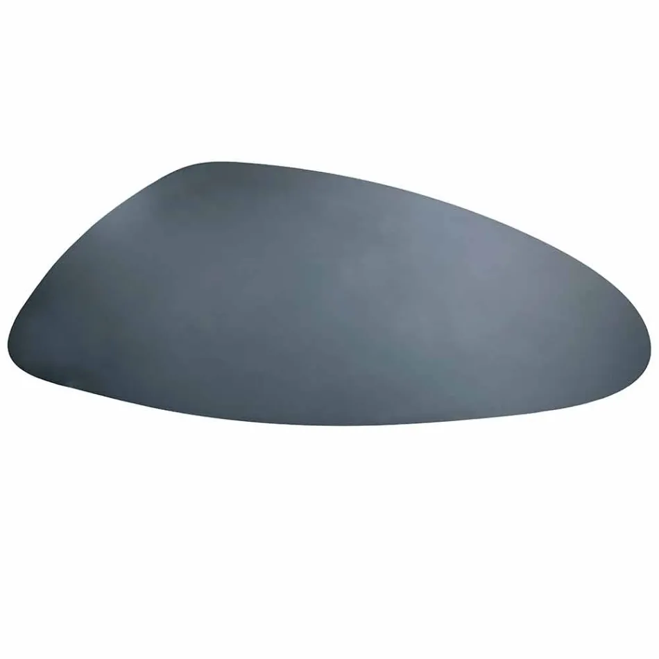 Mesa de Jantar Artesanal em Hpl e Mogno Sólido Made in Italy - Carvalho Viadurini