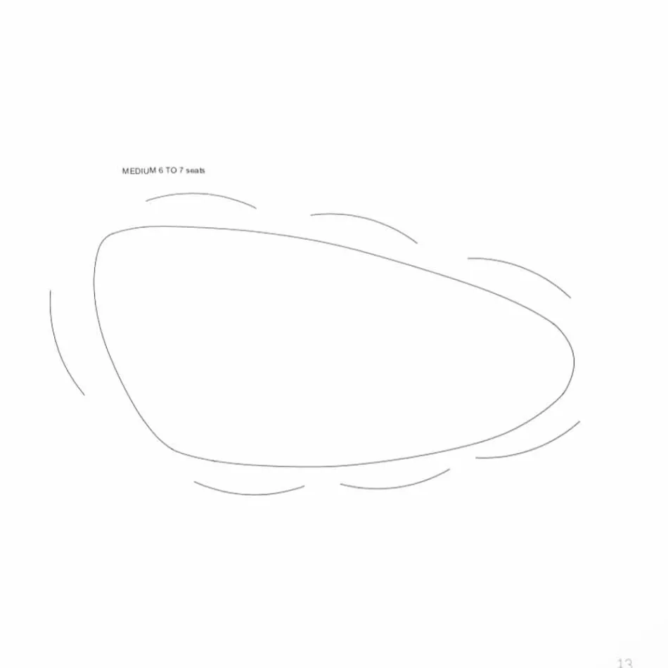 Mesa de Jantar Artesanal em Madeira Maciça de Nogueira Made in Italy - Nocino Viadurini