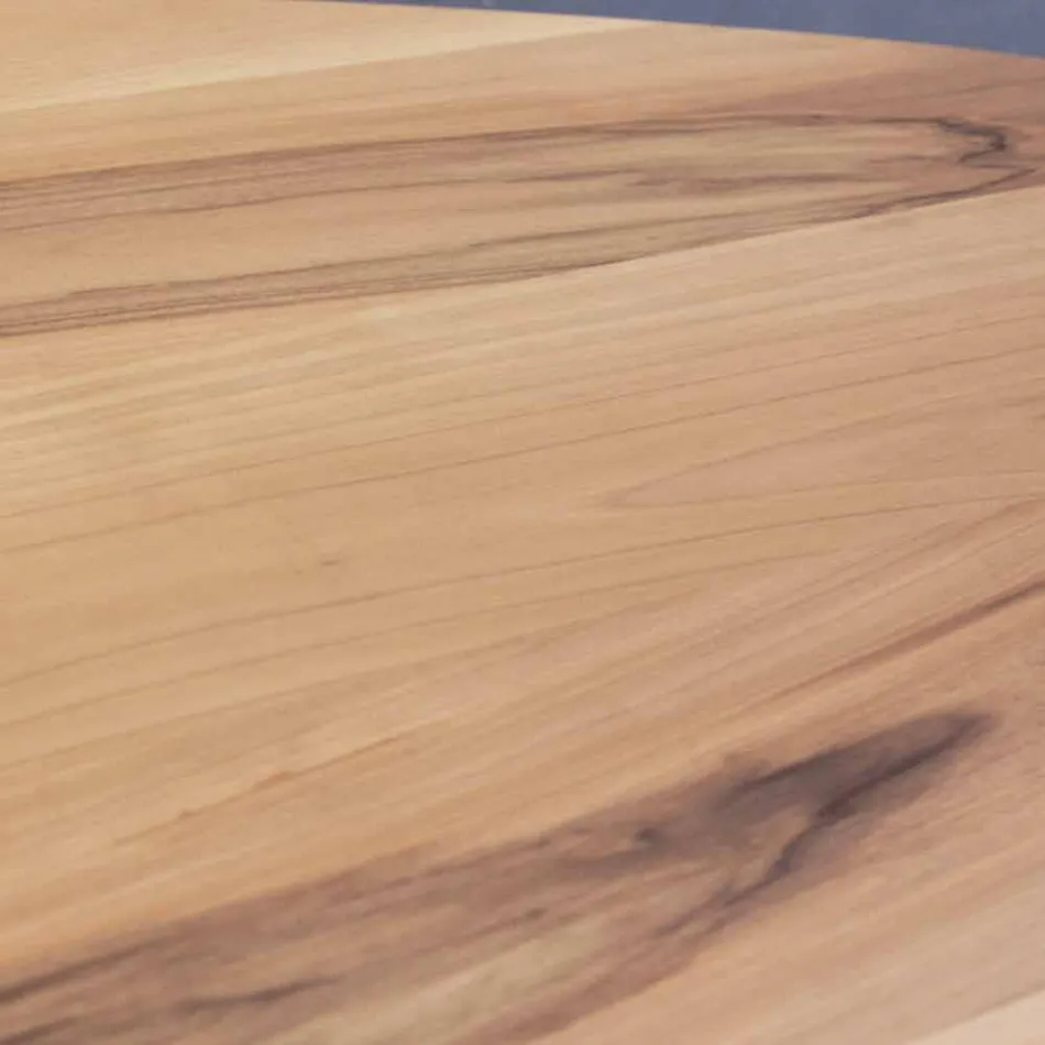 Mesa de Jantar Artesanal em Madeira Maciça de Nogueira Made in Italy - Nocino Viadurini