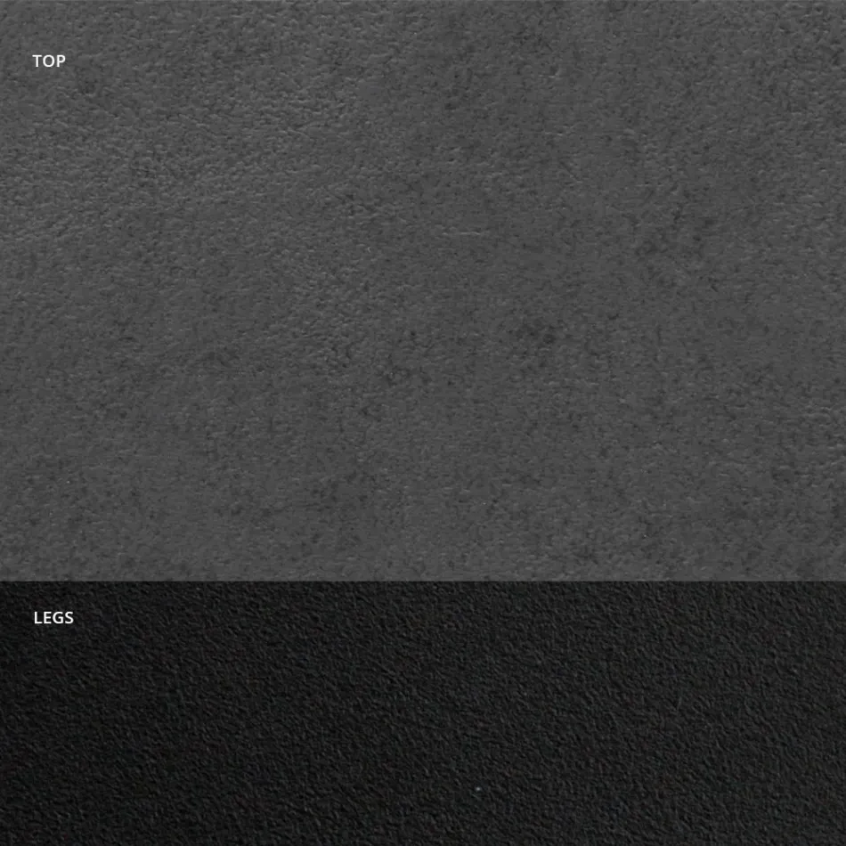 Mesa de Jantar com Tampo Barril em Laminado HPL Fabricado na Itália - Grotta Viadurini