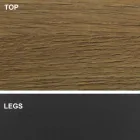 Mesa de Jantar com Tampo em Barril em Laminado HPL Fabricado na Itália - Settimmio Viadurini