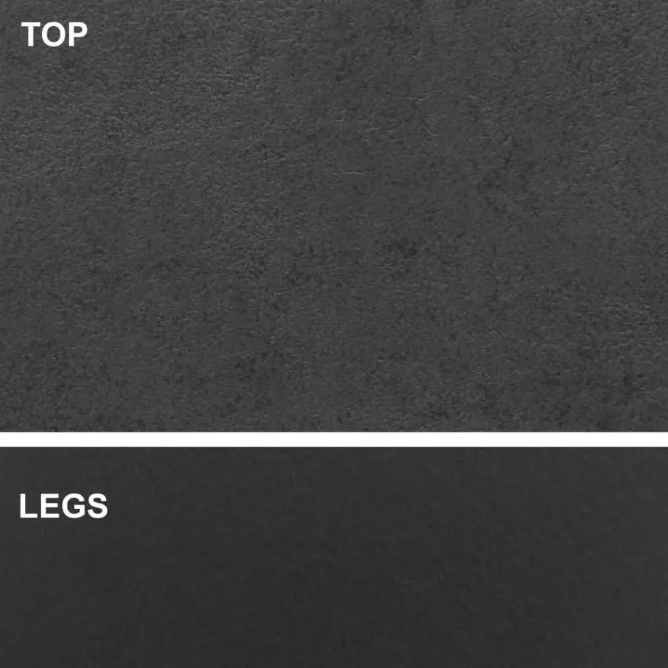 Mesa de Jantar com Tampo em Barril em Laminado HPL Fabricado na Itália - Settimmio Viadurini