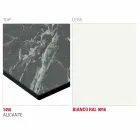 Mesa de Jantar com Tampo Hpl e Base Metálica Made in Italy - Aresto Viadurini