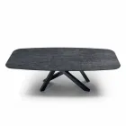 Mesa de Jantar com Tampo em Fine Made in Italy Hypermarble - Settimmio Viadurini