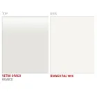 Mesa de jantar de qualidade com tampo de vidro lacado Made in Italy - Brontolo Viadurini